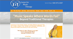 Desktop Screenshot of musictherapyspokane.com